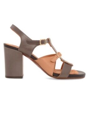 New! Chie Mihara Reinol Two-Tone Open-Toe Heeled Sandals | 39.5